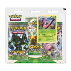 Pokemon XY10 Fates Collide 3-Booster Blister Pack - Vivillon Promo